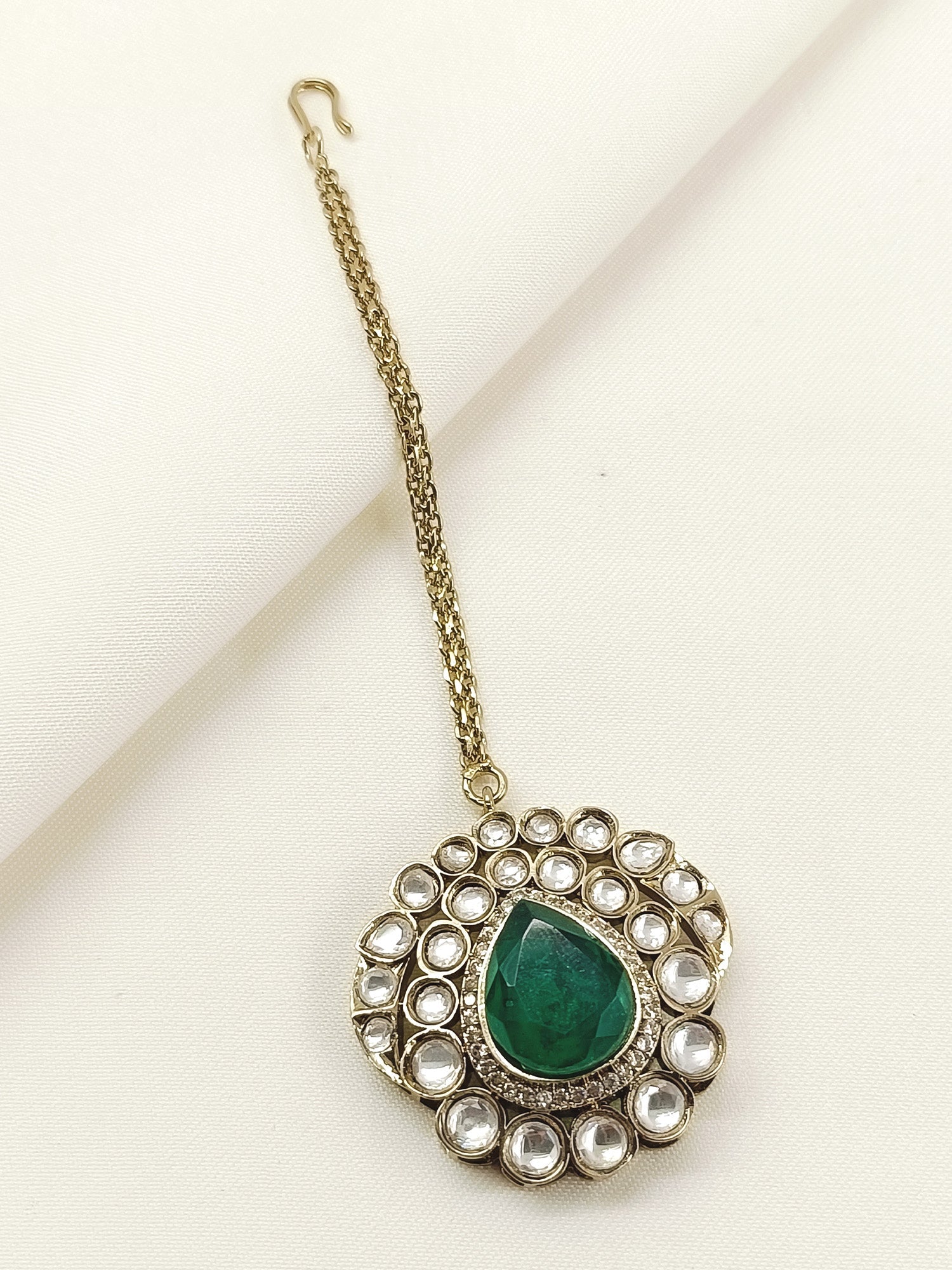 Deepshikha Green Victorian Bridal Set