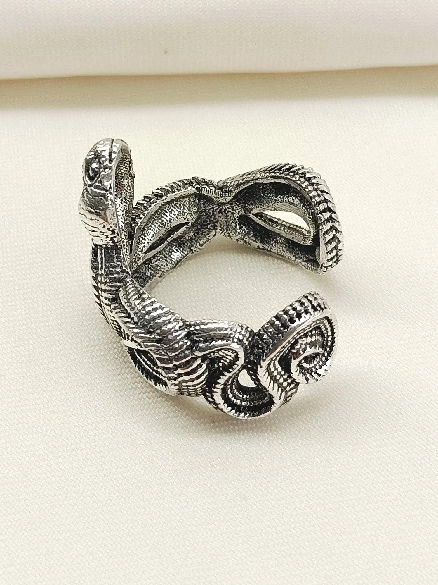 Marian Silver Western Finger Ring