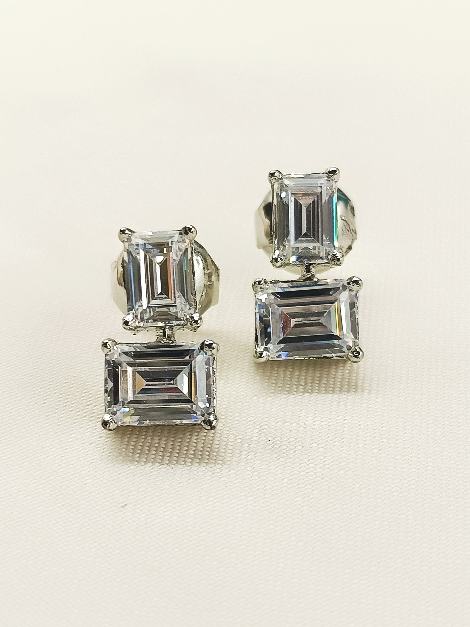 Mriganshi 92.5 Silver Swarovski Stone Tops