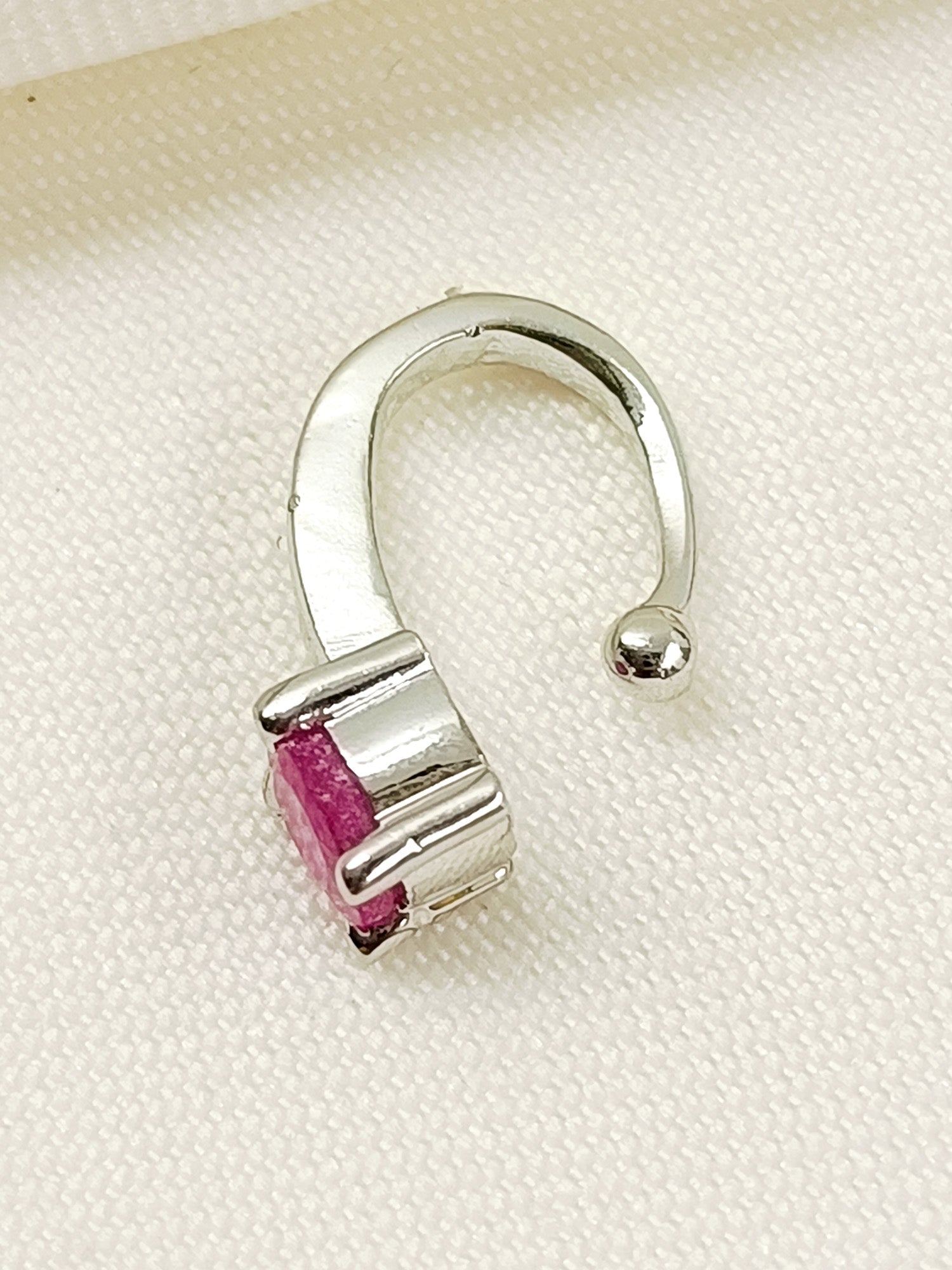 Aayaat Silver American Diamond Pressing Nath