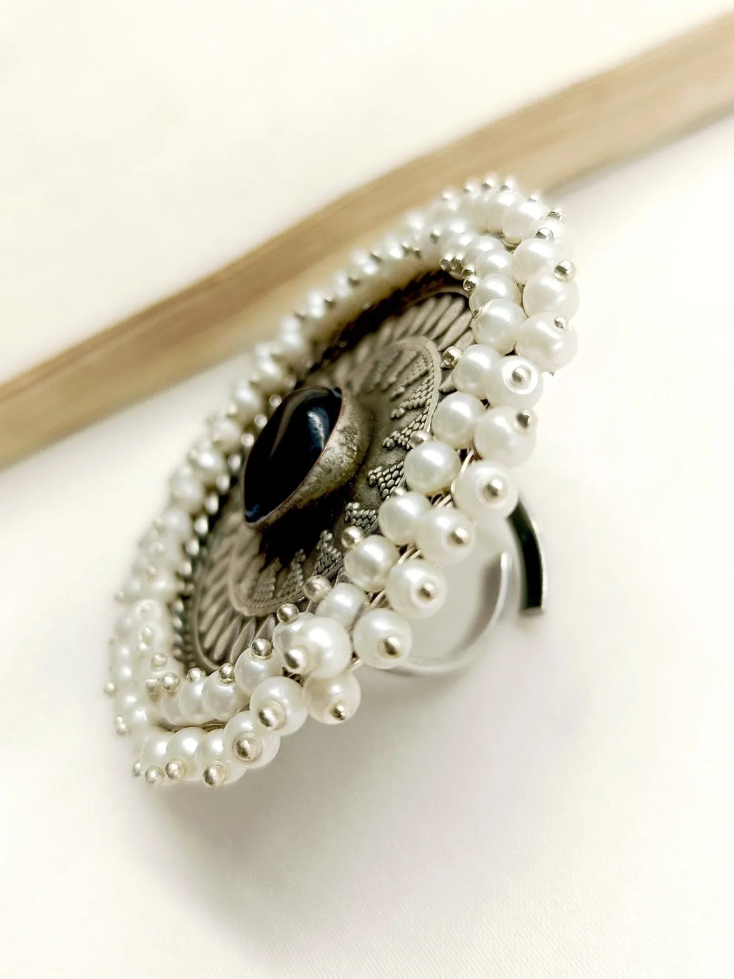 Adelyn Black Men's Finger Ring