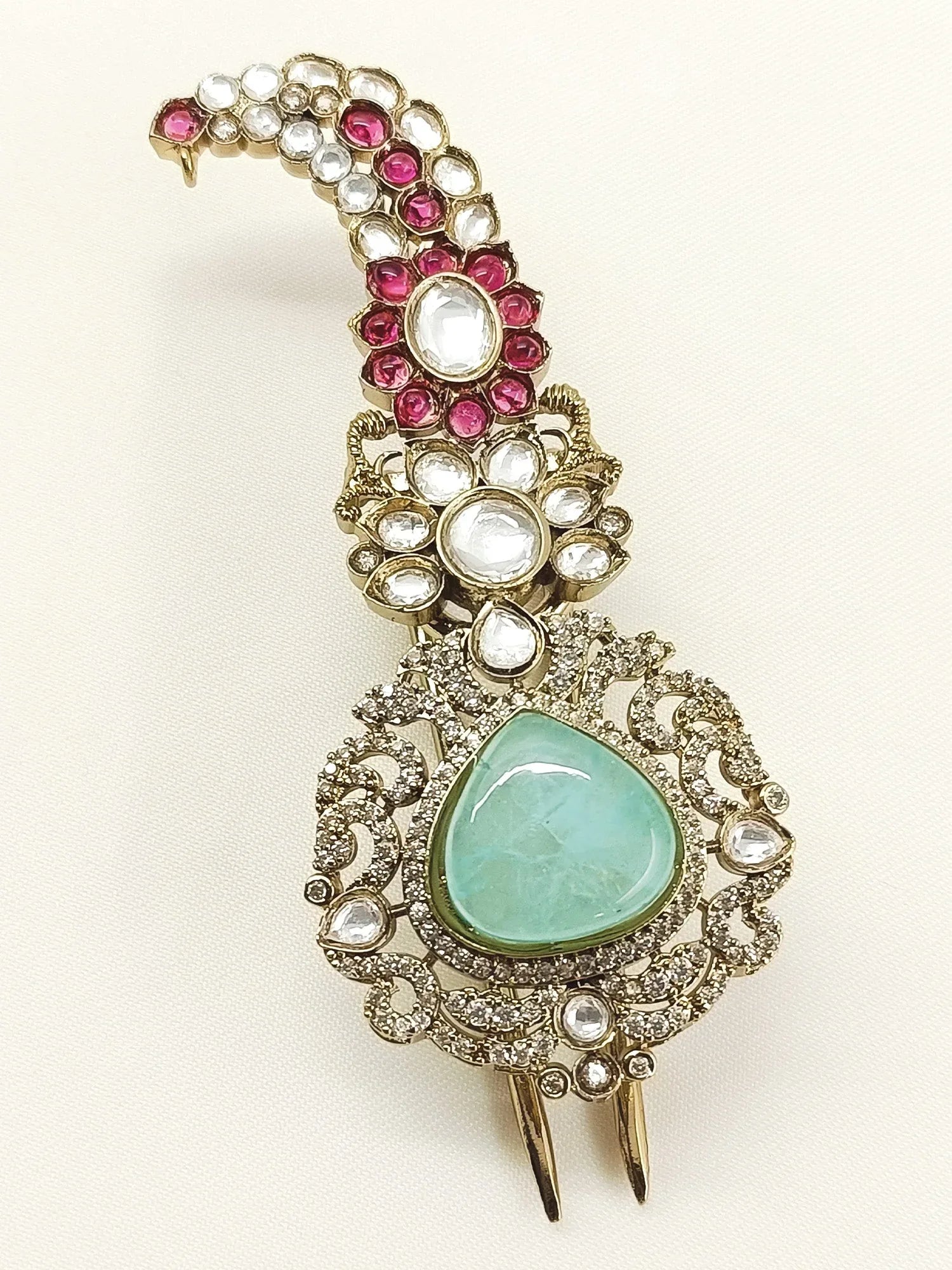 Rudraksh Groom Mala And Kalgi In Mint Green