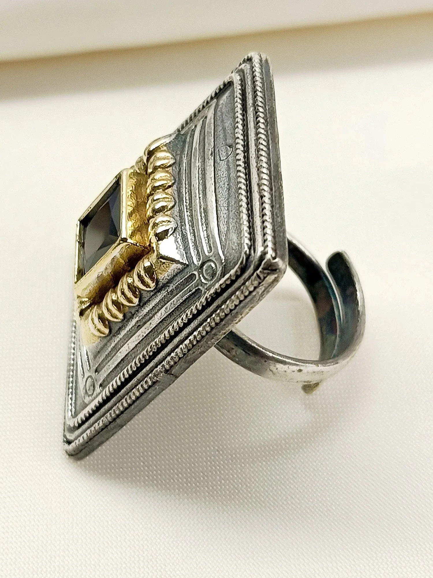 Gaurik Black Men's Finger Ring