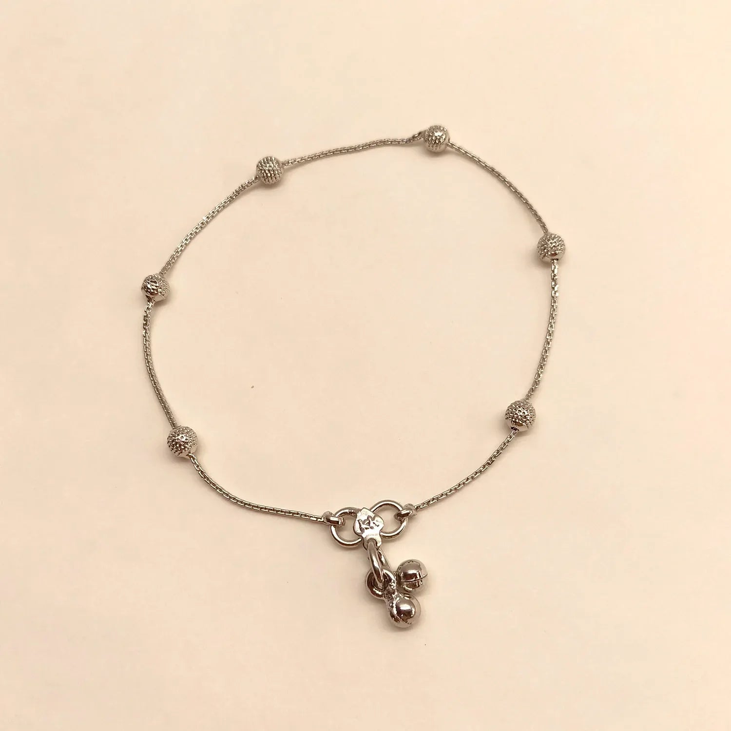 Ushma Silver Plated Delicate Payal/Anklet