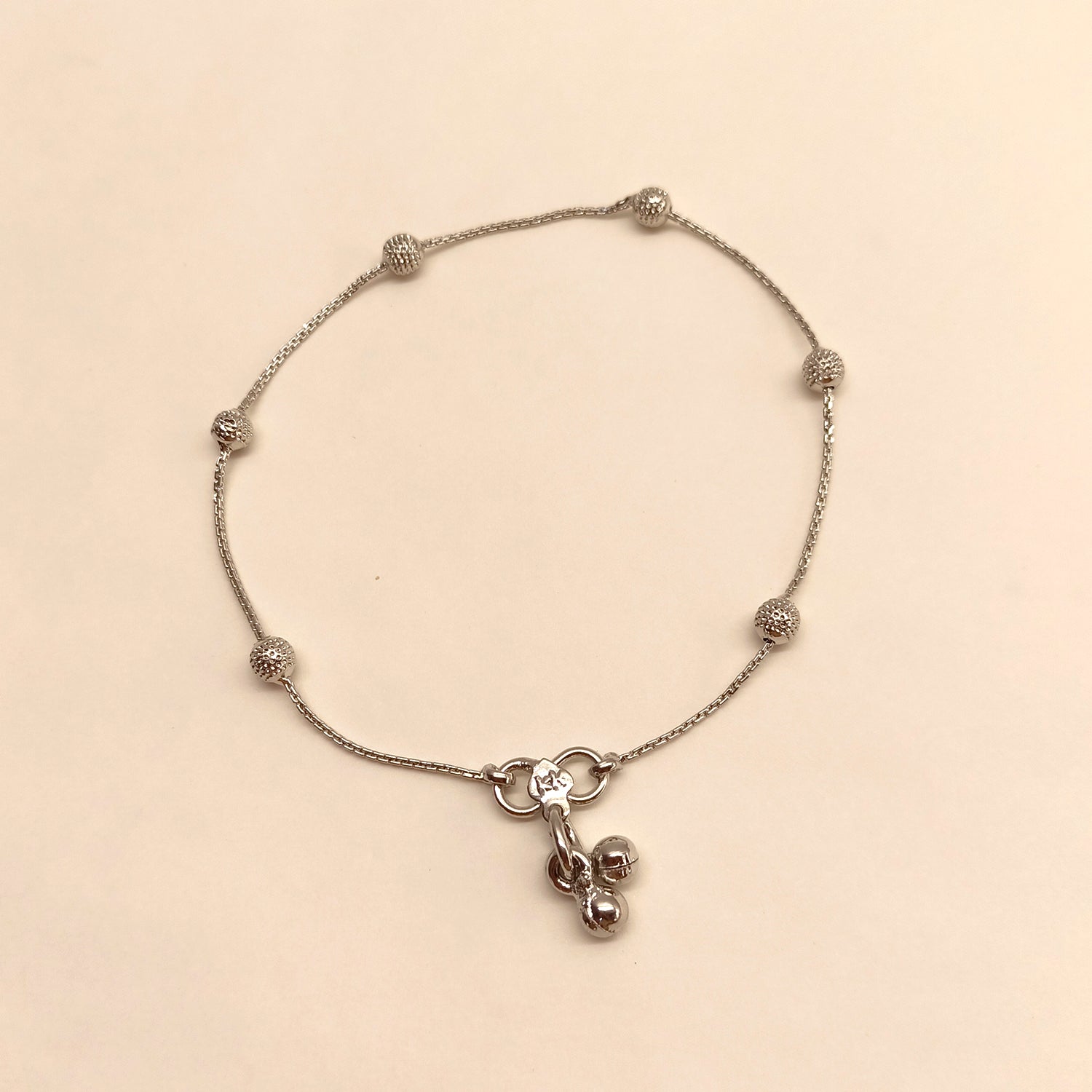 Ushma Silver Plated Delicate Payal/Anklet