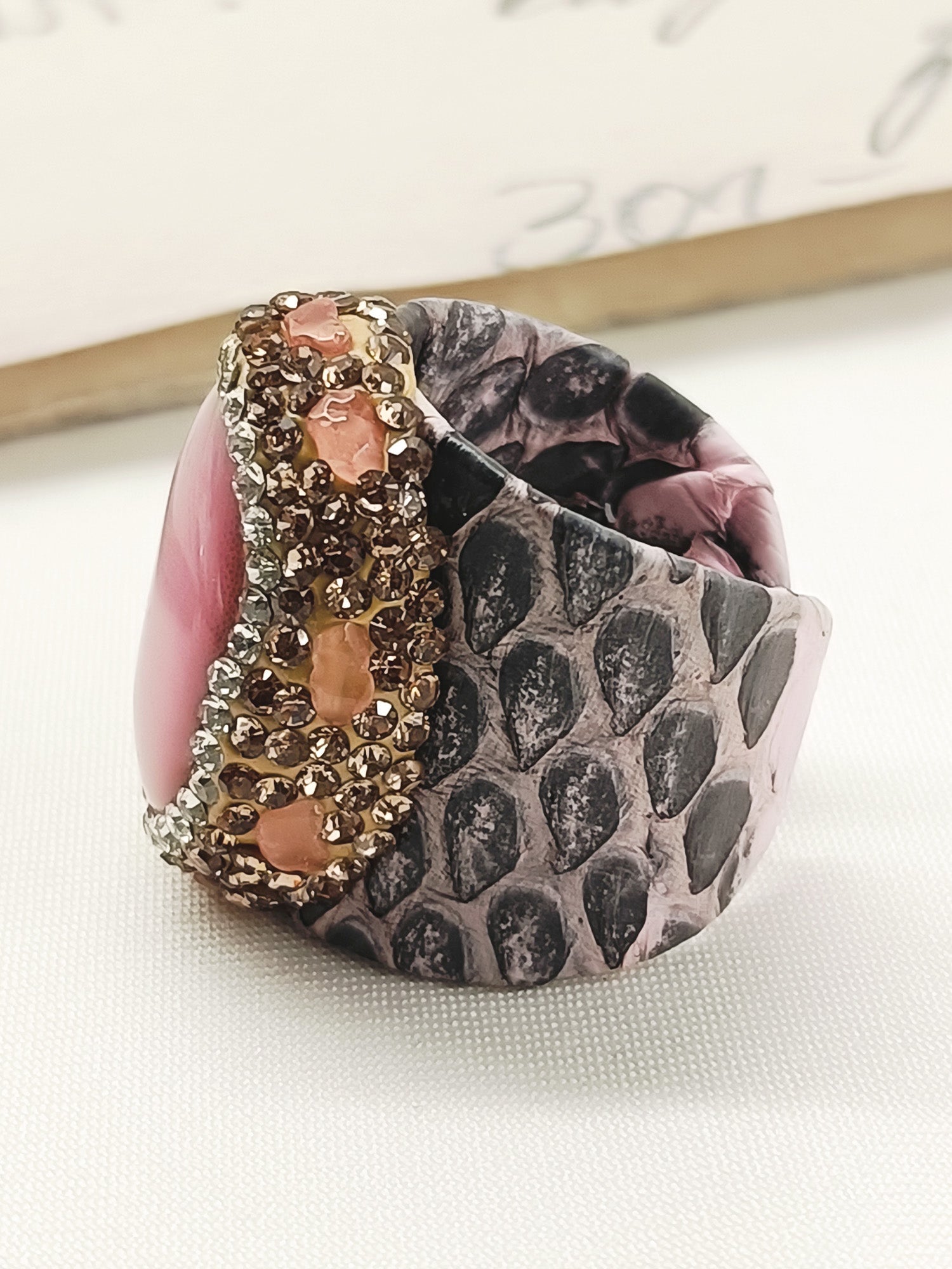 Jasmin Pink Western Finger Ring