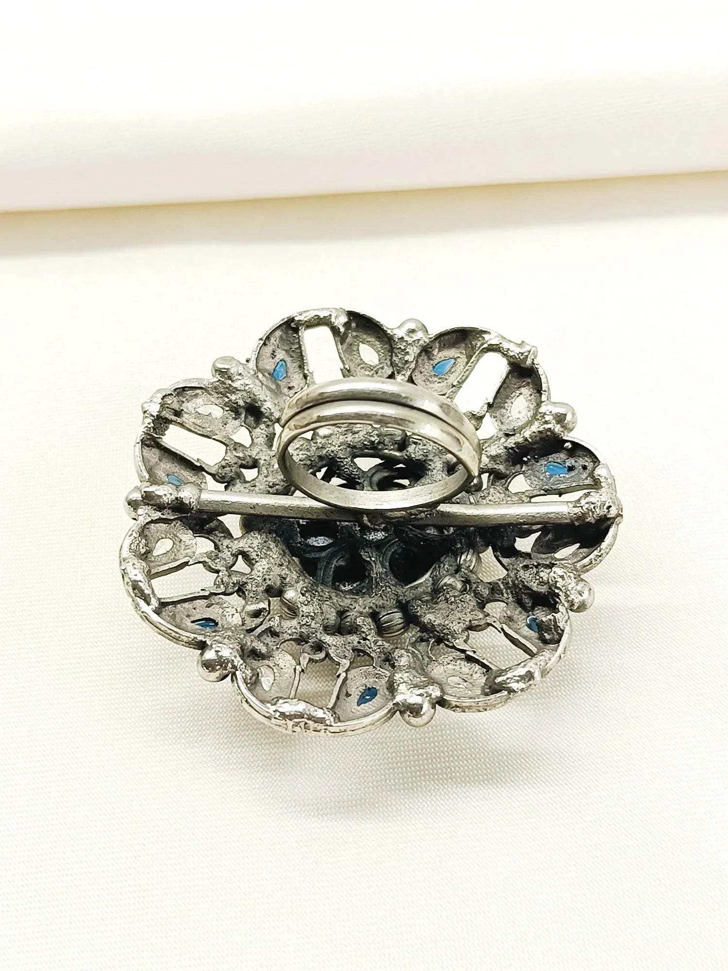 Kaasvi Firozi Oxidized Finger Ring