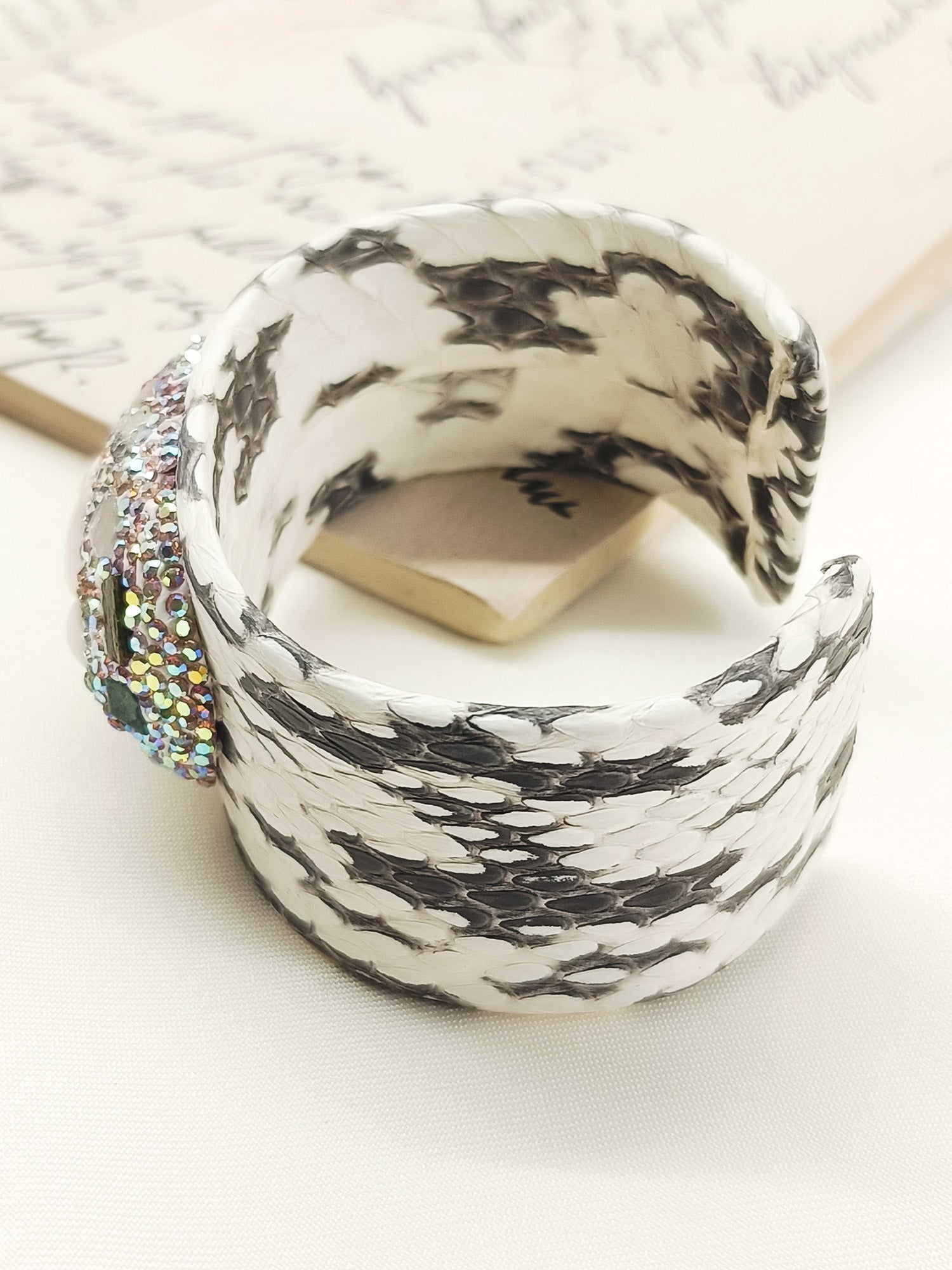 Arachnid White Western Bracelet