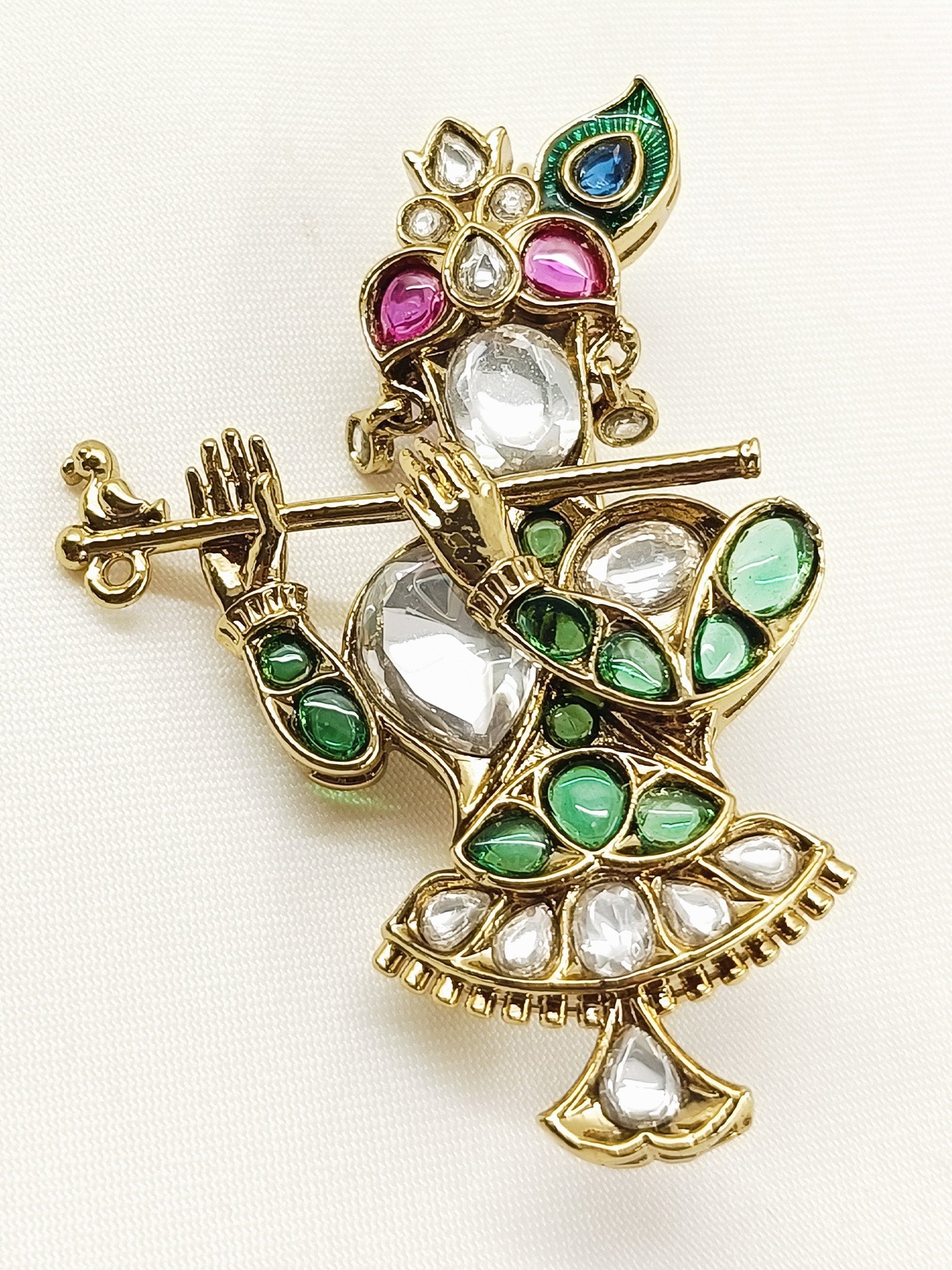 Shubh Multi Colour Krishna Ji Brooch