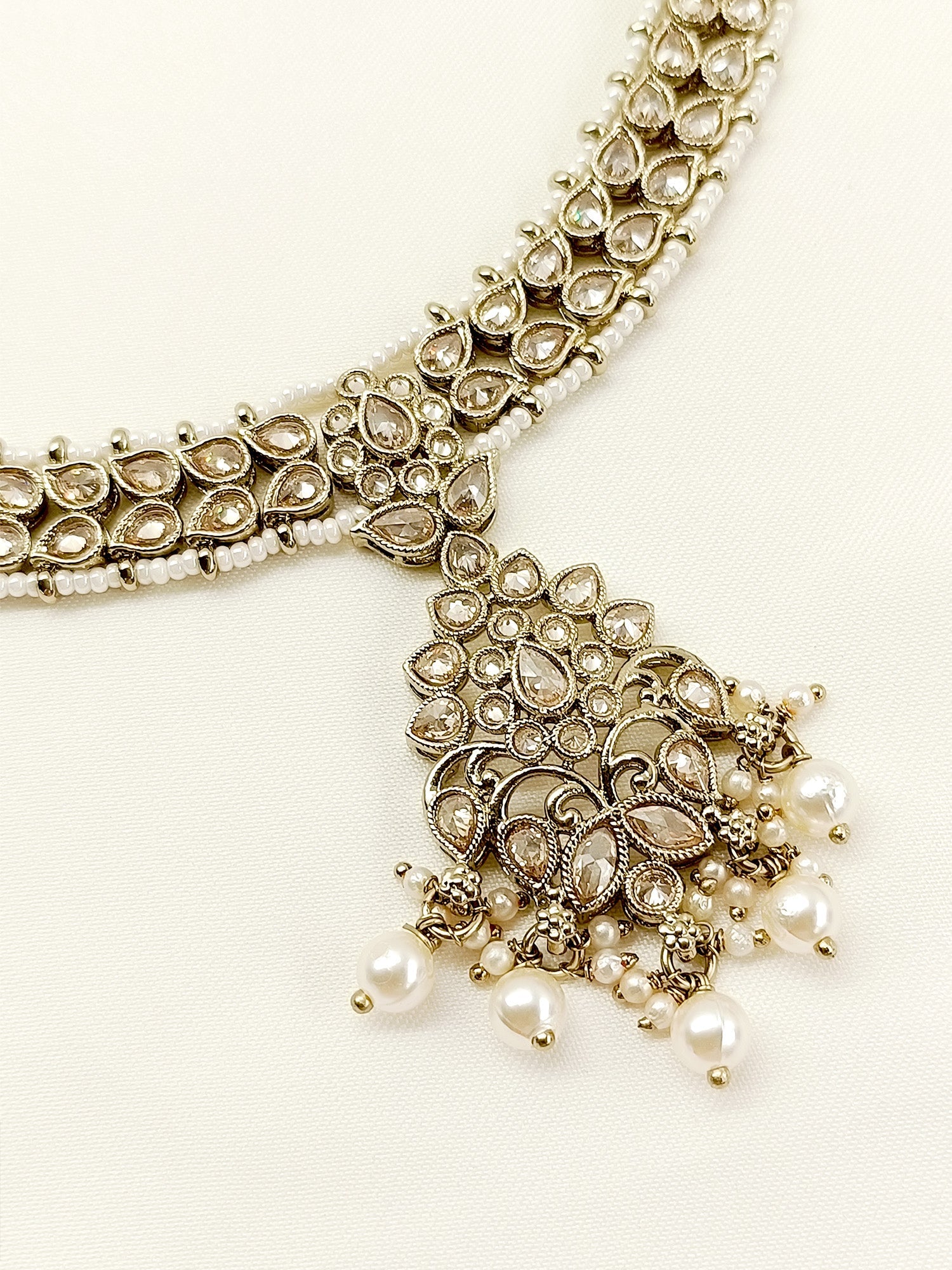 Raghvati Copper Polki Necklace Set