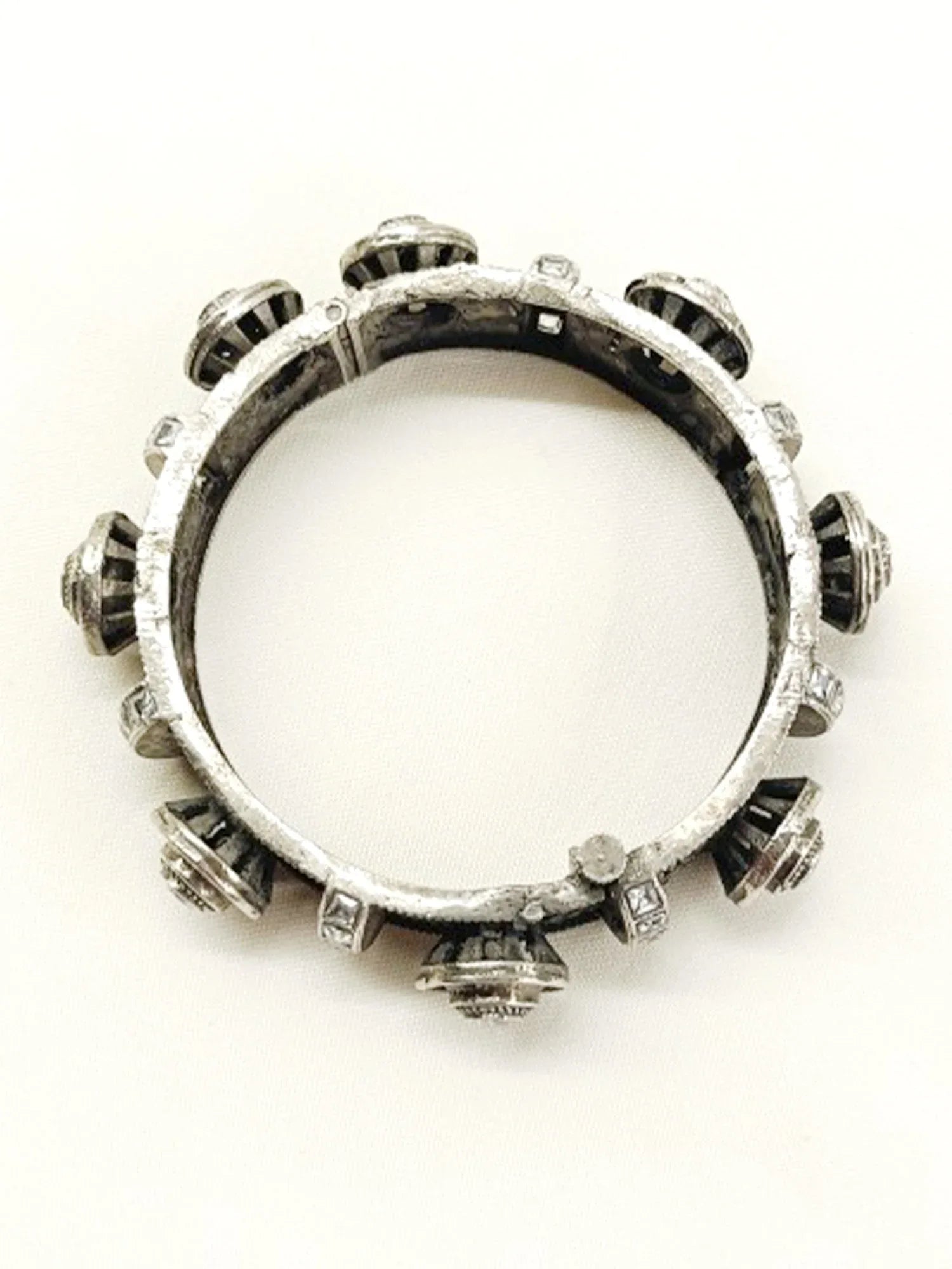 Darshi White Oxidized Kada