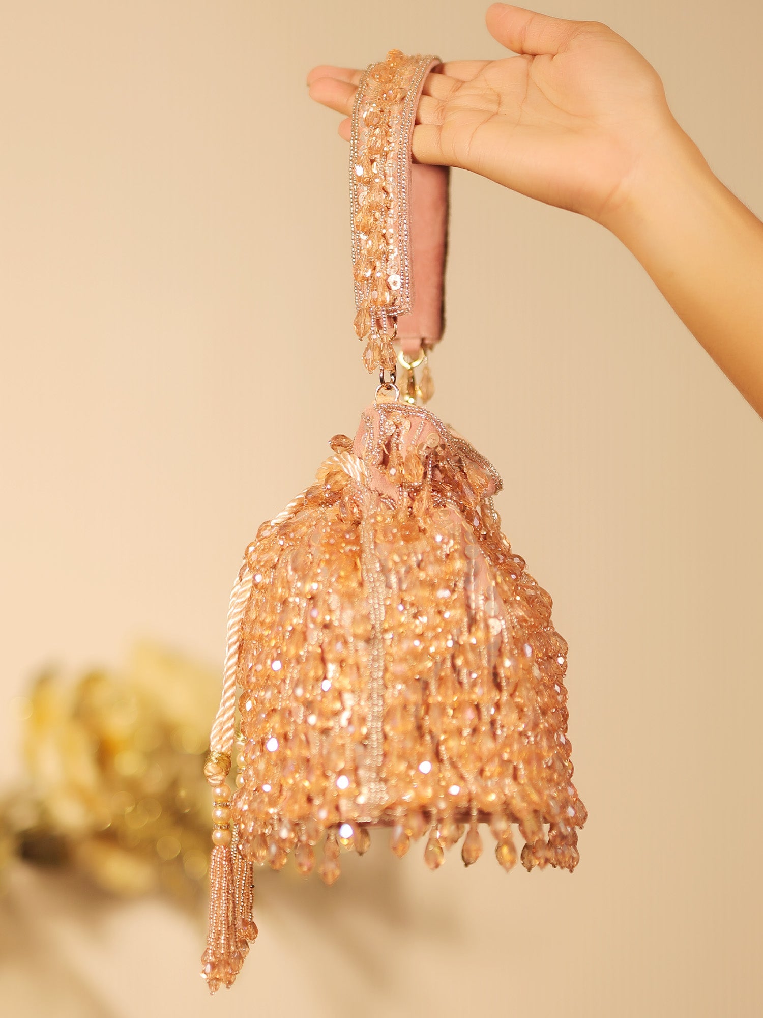 Solana Pink Potli Bag