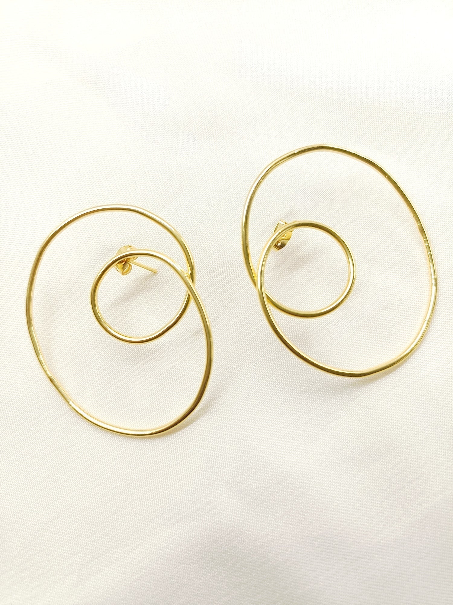 Priscilla Golden Western Earrings - qivii