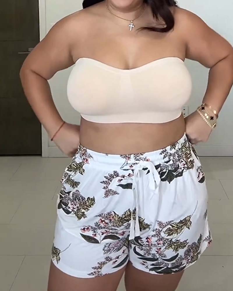 Women Strapless Push up Bra without Steel Ring Seamless tube top - By Qivii