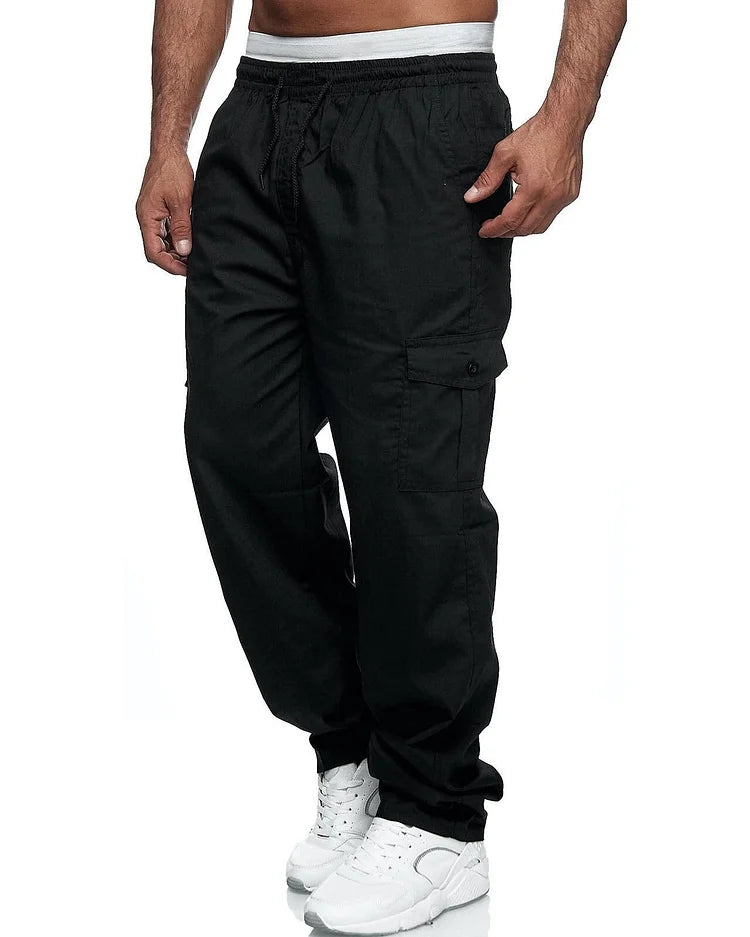 Alexander - Heren cargo broeken, casual fit - By Qivii