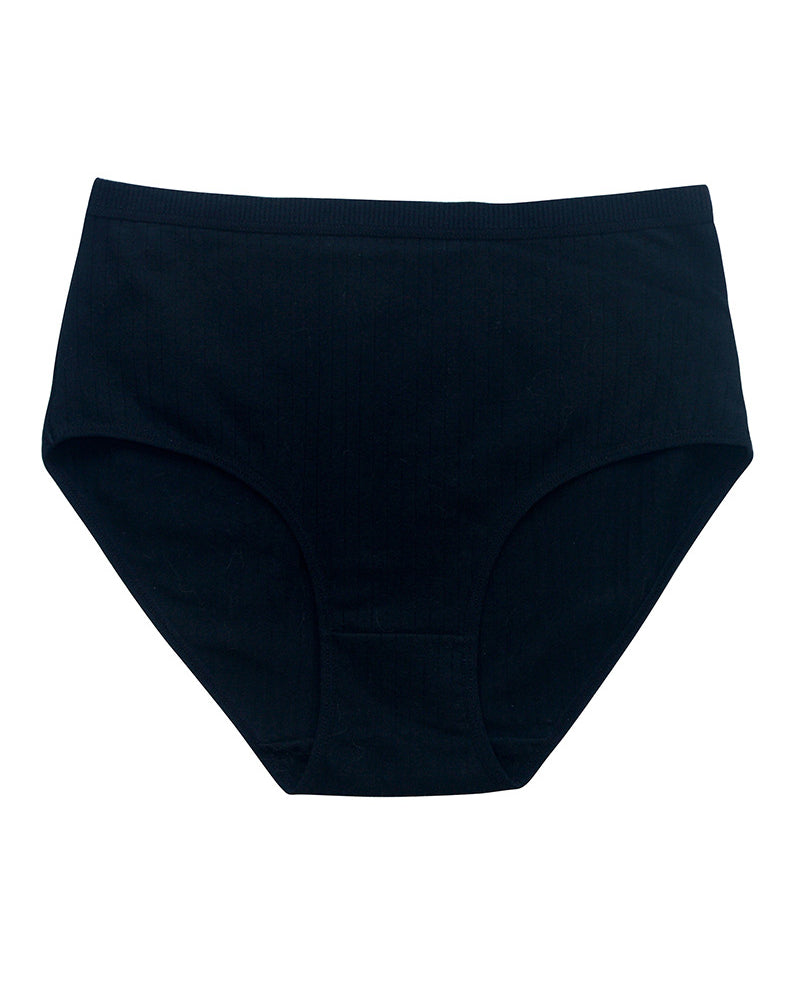 High Waist Pure Cotton Panties Tummy Control Breathable Underwear - By Qivii