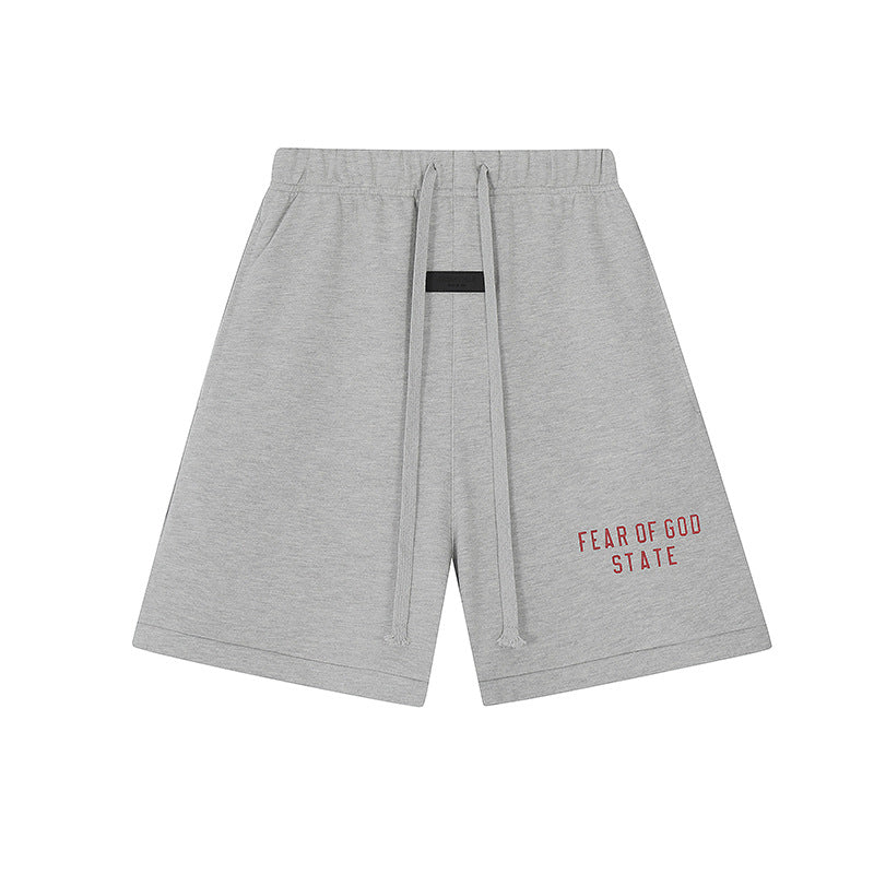 FW24 STATE T-Shirt / Shorts / Set - Set Gray - By Qivii