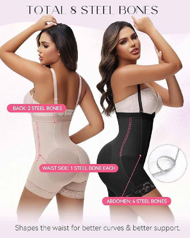 Shapshe® Fajas Colombianas Tummy Control Strapless Butt Lifter BBL Shapewear