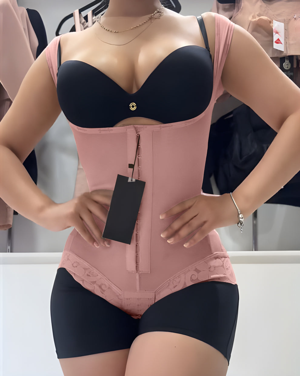 Open Bust Tummy Control Fajas Colombianas Butt Lift Body Shaper
