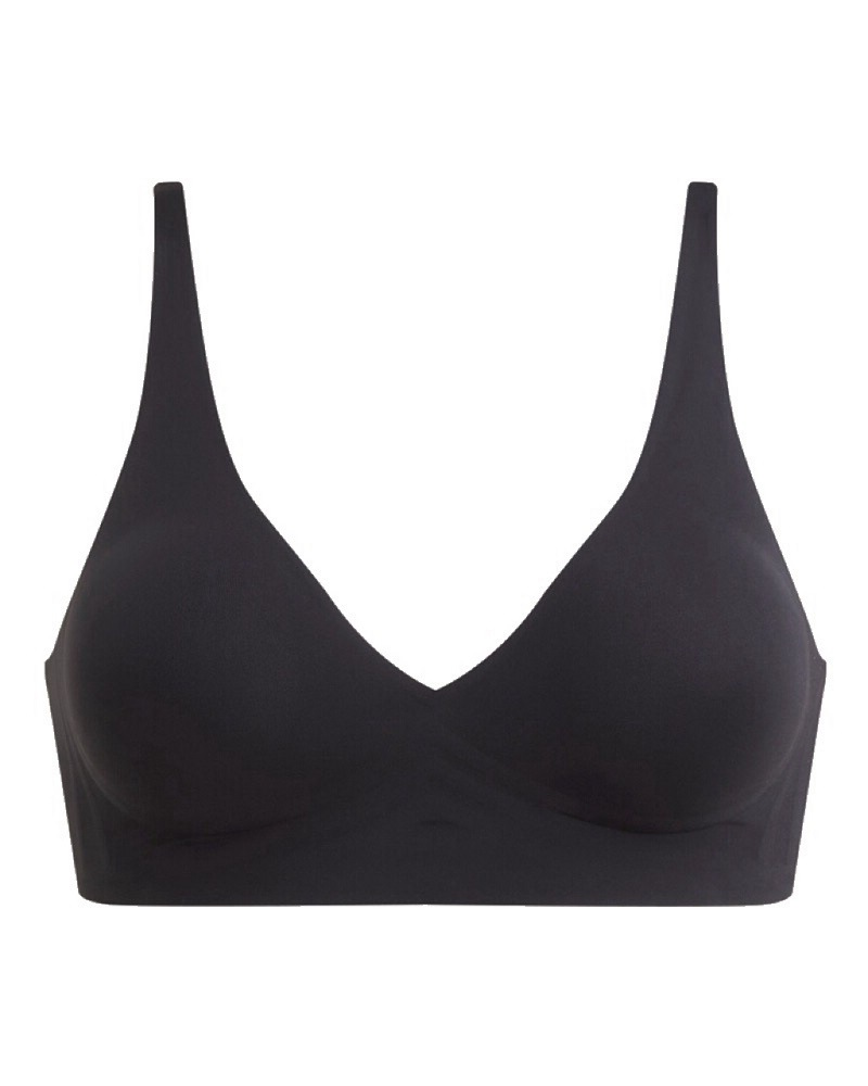 Seamless V-Neck Wireless Push Up Bra