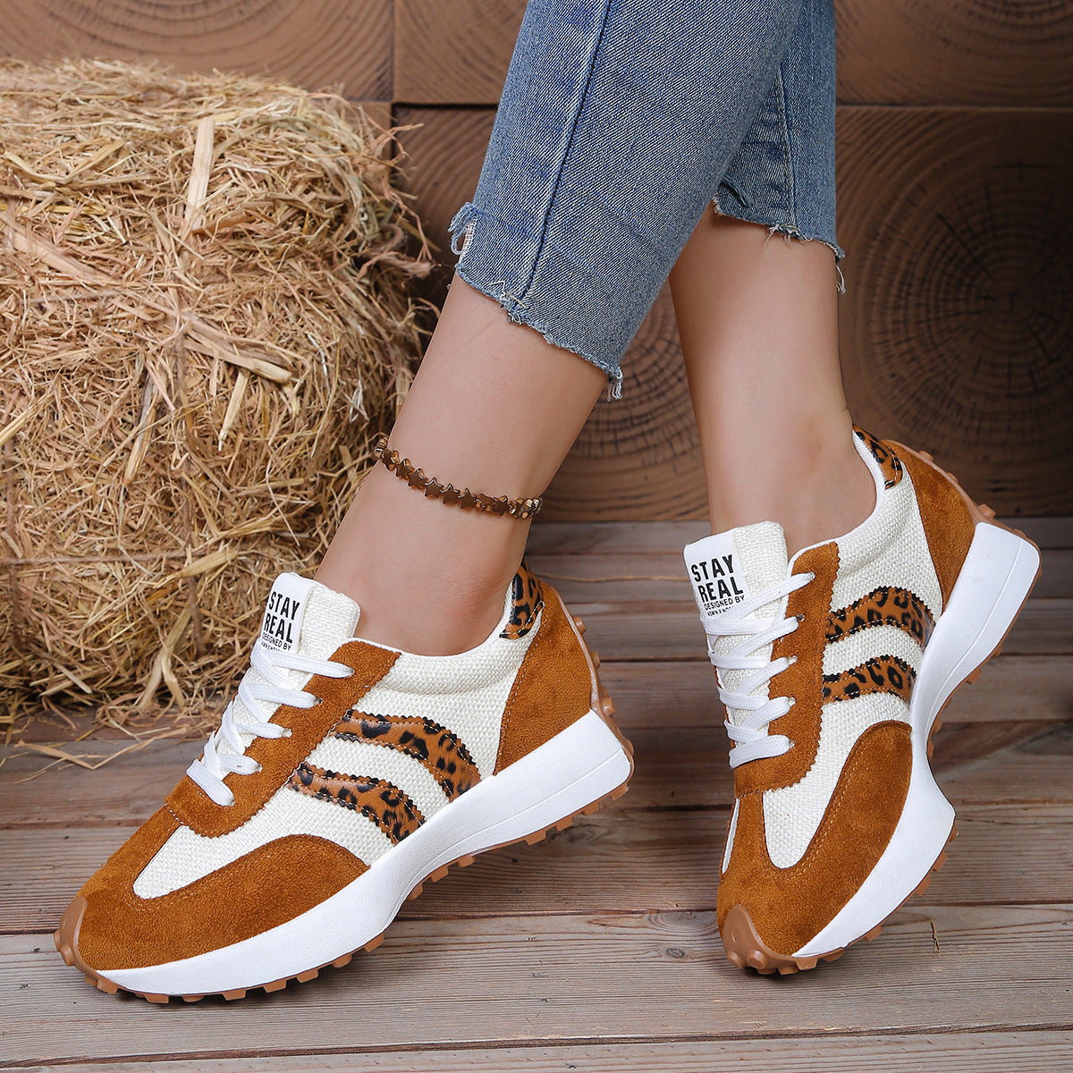 Women's Athena Curve Chunky Retro Runner Sneakers – Extended-Size Vintage Dad Walking Shoes with Sculpted Waist (US 5–11.5)