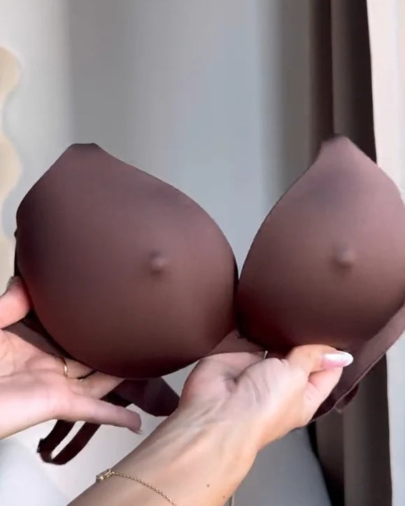Sexy and Comfortable Nipple Push-up Bra Underwear - By Qivii