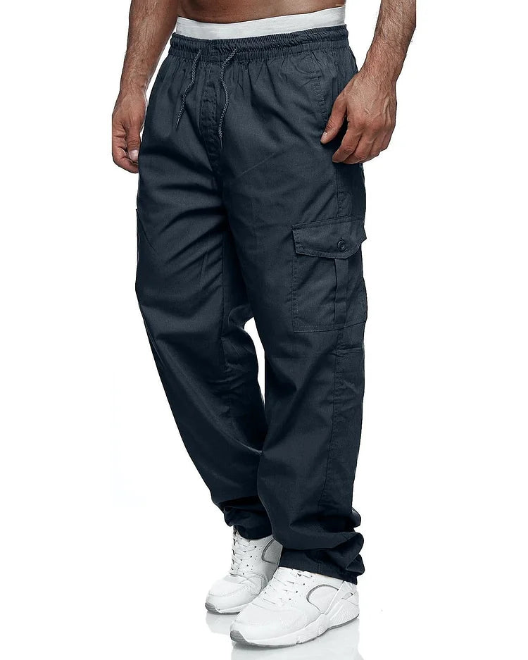 Alexander - Heren cargo broeken, casual fit - By Qivii