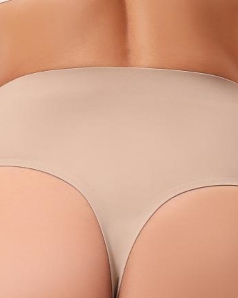 Women's Seamless Mid-Rise Shaping Thong - By Qivii