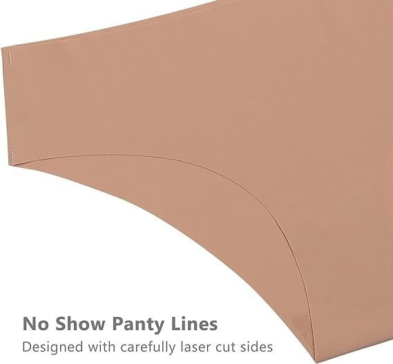 Sexy Ice Silk Low-Rise Panties Seamless Multicolor Briefs Lingerie - By Qivii