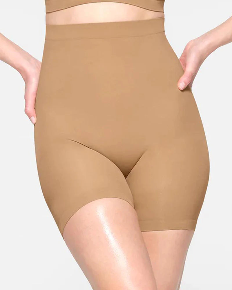 Seamless Slip High Waisted Slimming Tummy Control Shapewear Shorts - By Qivii