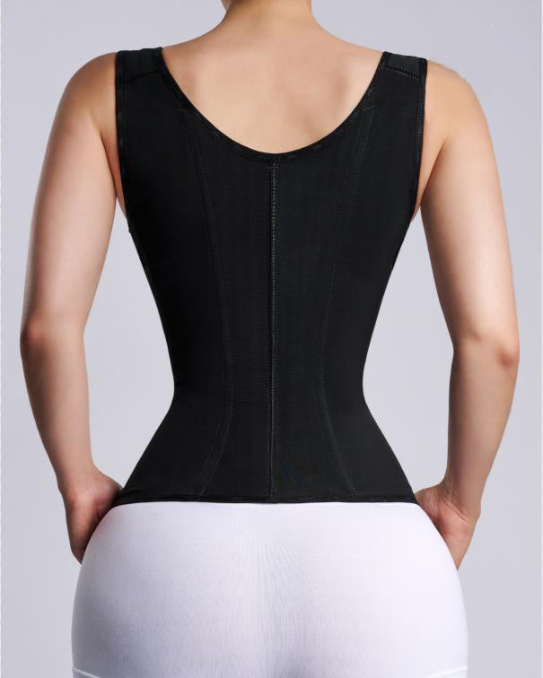 Shapshe® Women Hourglass Vest Tummy Control Waist Trainer Corset With Hook and Eye