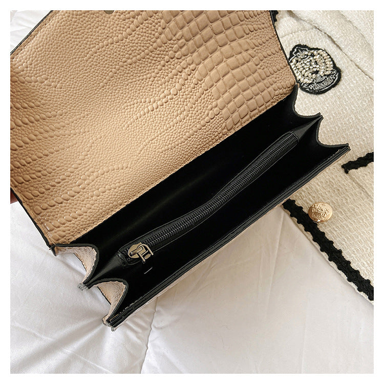Women's Chain Flap Bag - Trendy PU Leather Shoulder & Crossbody Purse