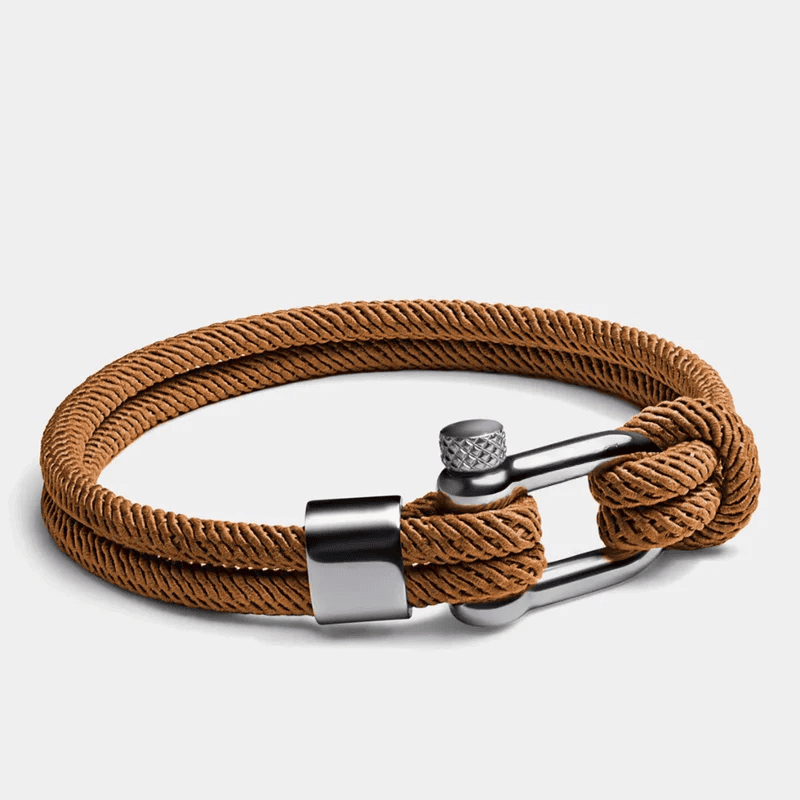 Khaki Rope Bracelet Malibu - By Qivii