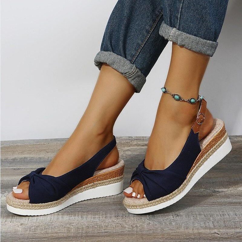 Candy - Orthopädische Peep-Toe Sandalen - By Qivii