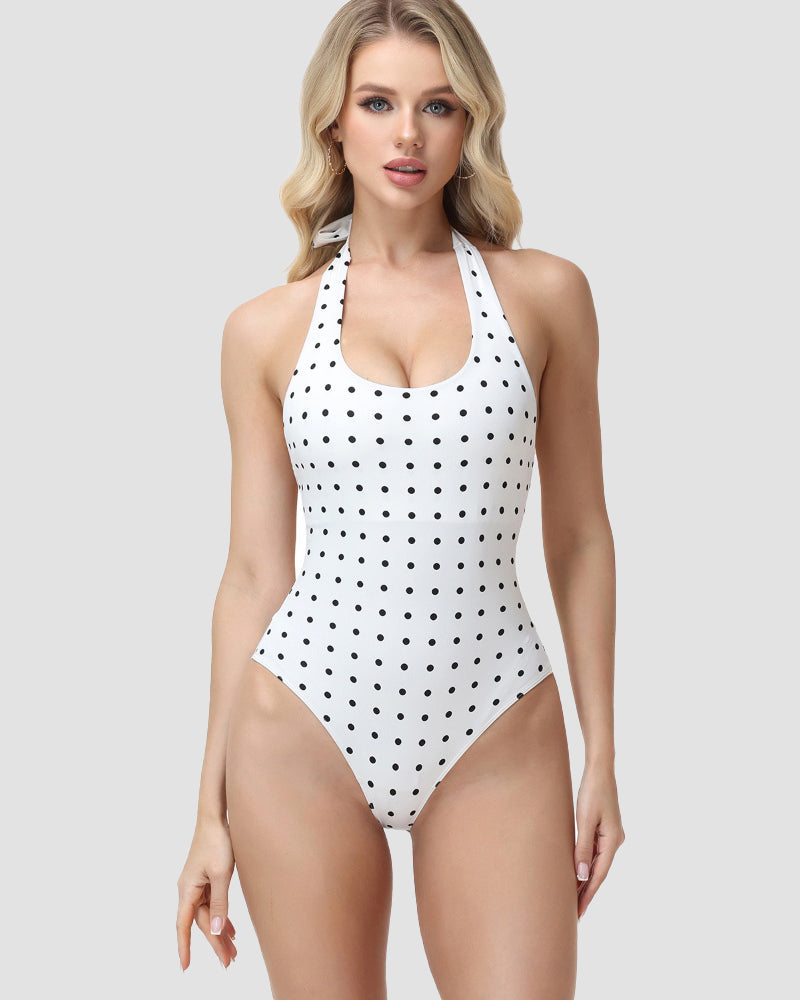 Hourglass Corset Body Shaper Waist Cincher Swimsuit Two-Piece Set - By Qivii
