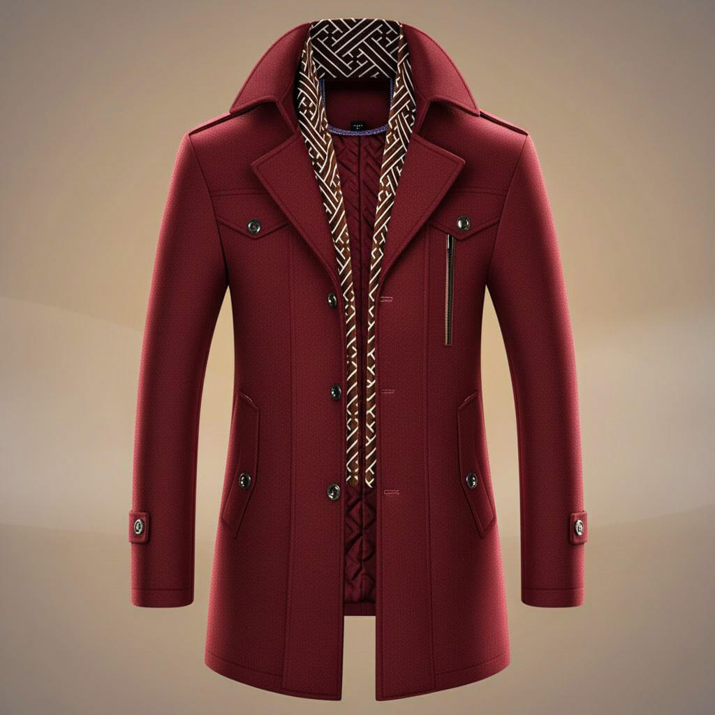 Kensworth Legacy Virgin Wool Coat - By Qivii