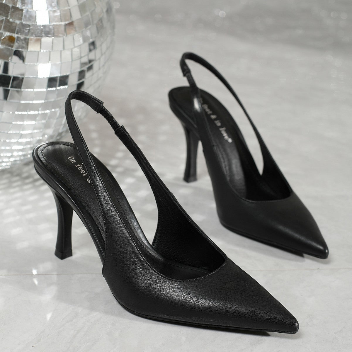 Women’s Élise Minimalist French-Style Buckle Strap Pointed-Toe High Heels – Slim Stiletto Court Shoes (US5–10)