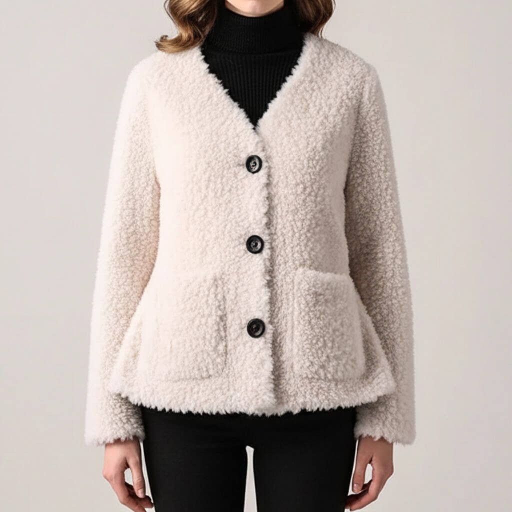 Miranda Couture Shearling Jacket - By Qivii