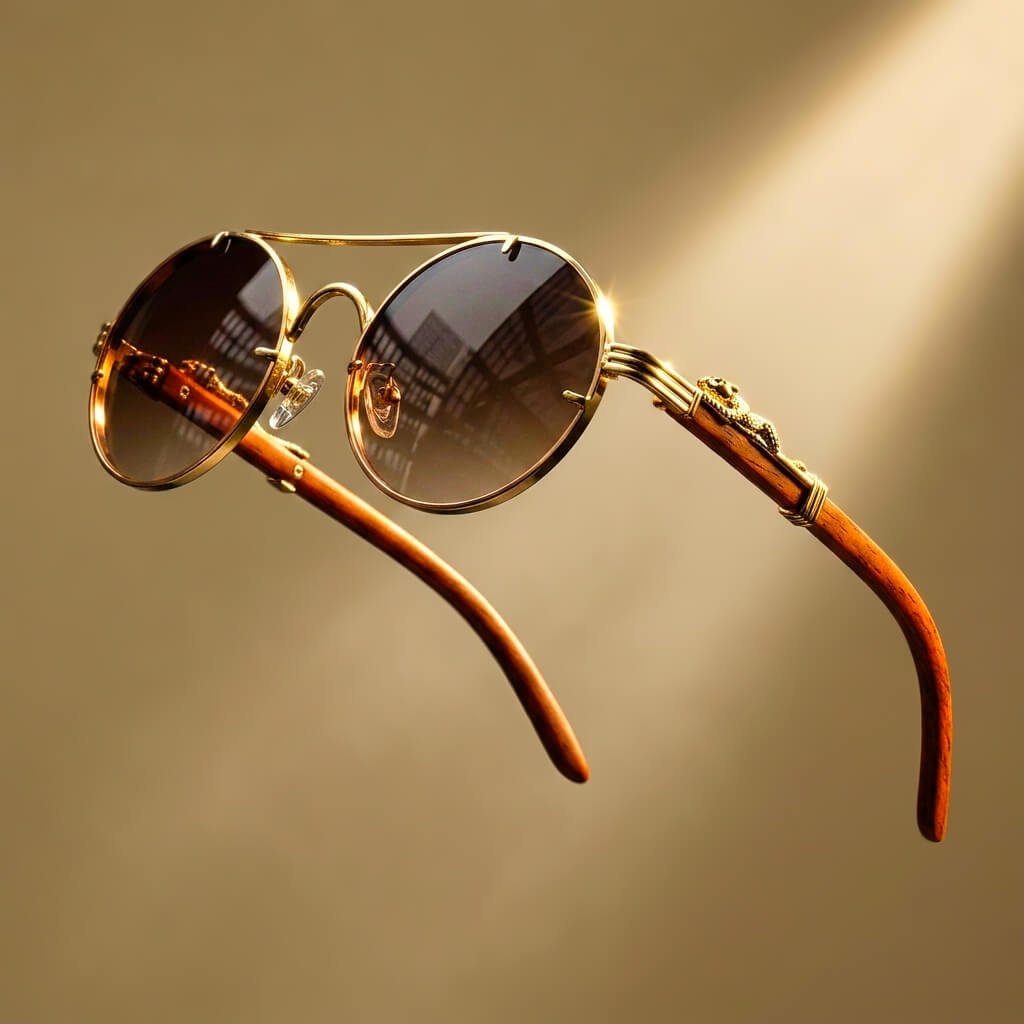 Jaguara Wooden Retro Shades - By Qivii