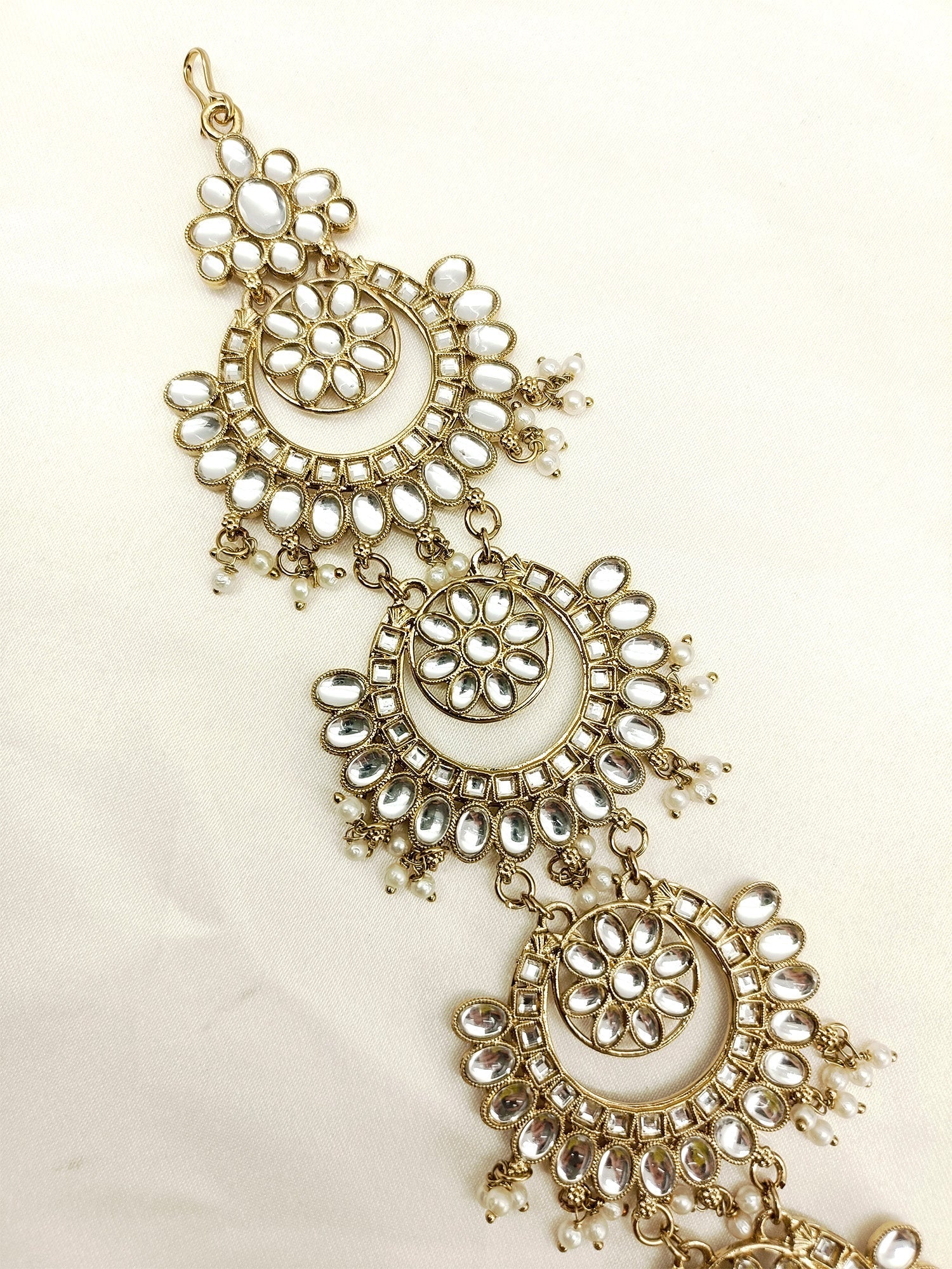 Shea Ceam Braid Accessories In Kundan - qivii