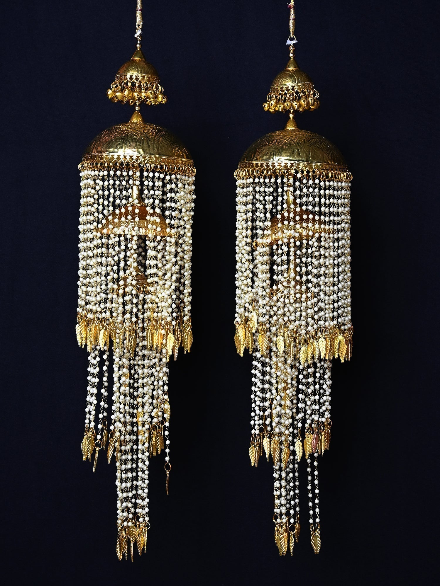 Subhashree Pearl Work Gold Plated Kalire - qivii