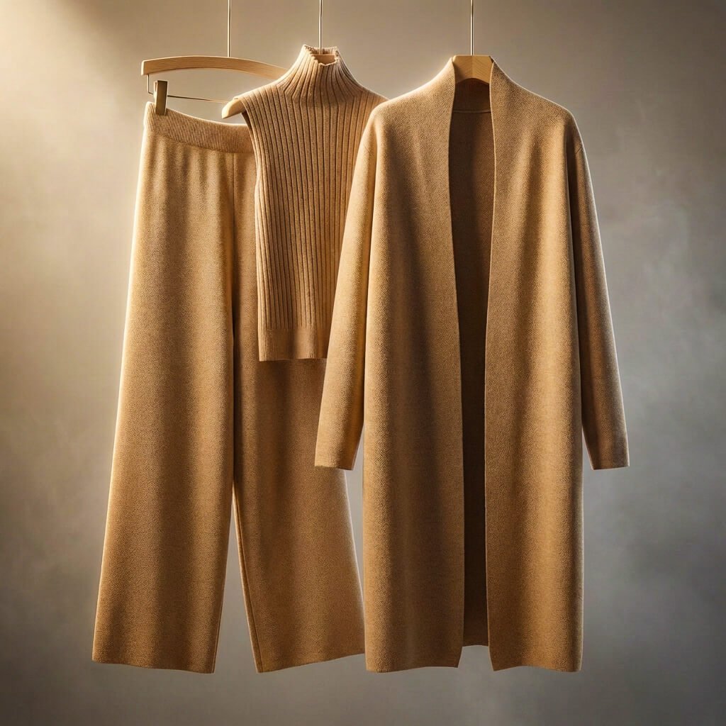 Ariana Prestige Virgin Wool Set - By Qivii
