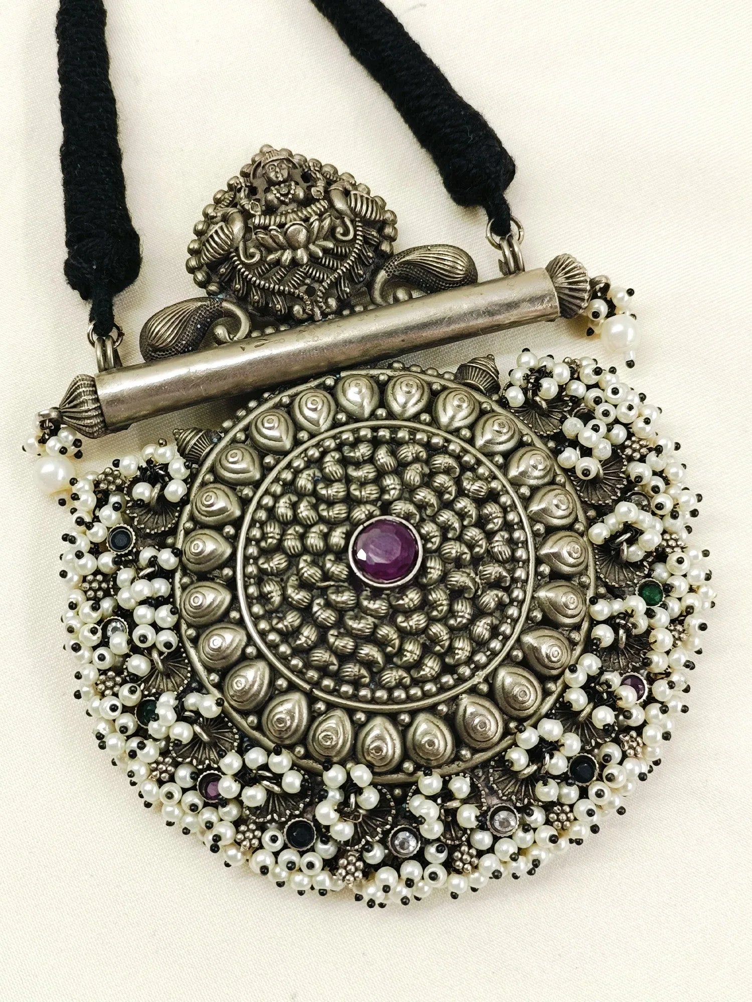Twinking R&G Oxidized Necklace Set