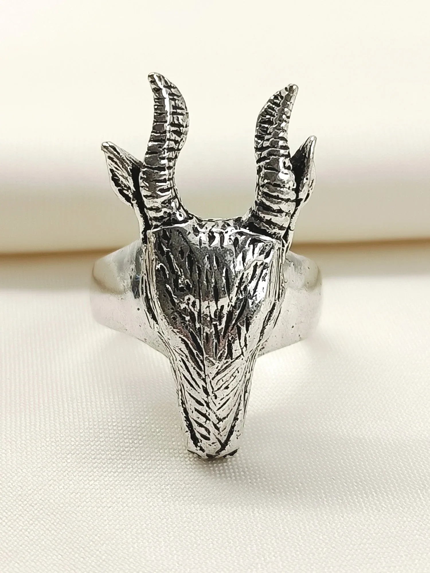 Sabeena Silver Western Finger Ring