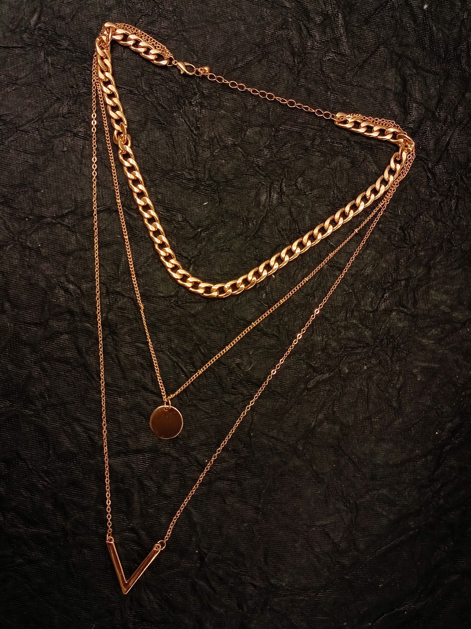 Sara Gold Plated Western Chain - qivii