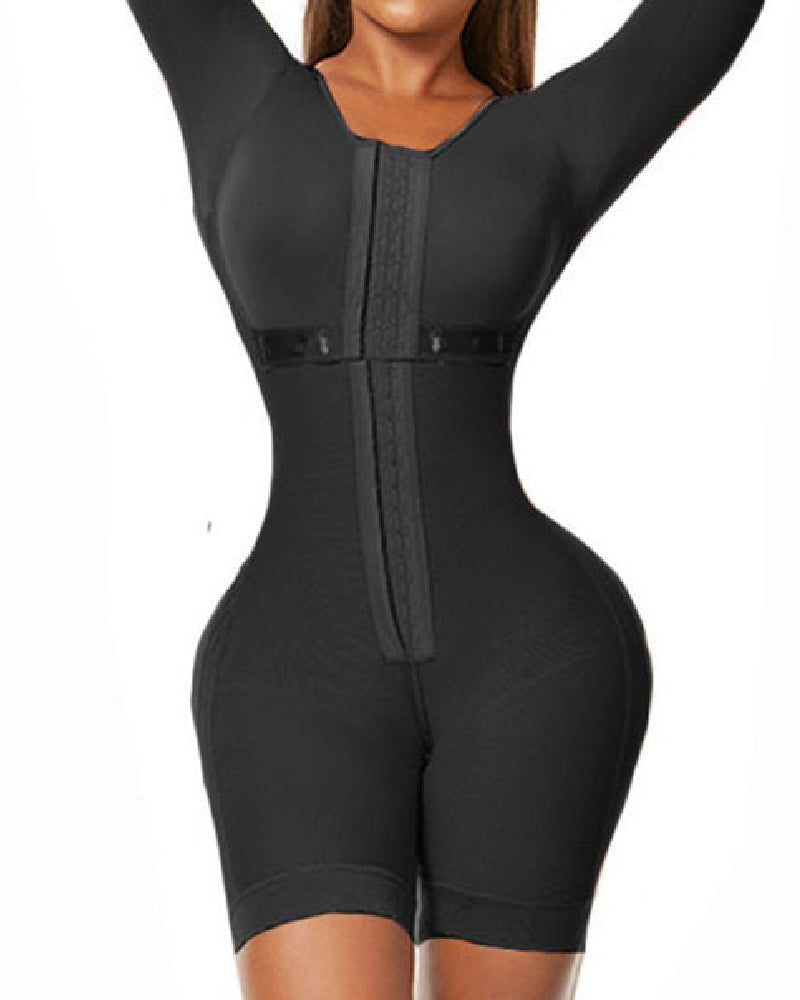 Shapshe® Full Body Shaper Shapewear Faja Colombianas Full Bust Long Sleeves Strong Compression