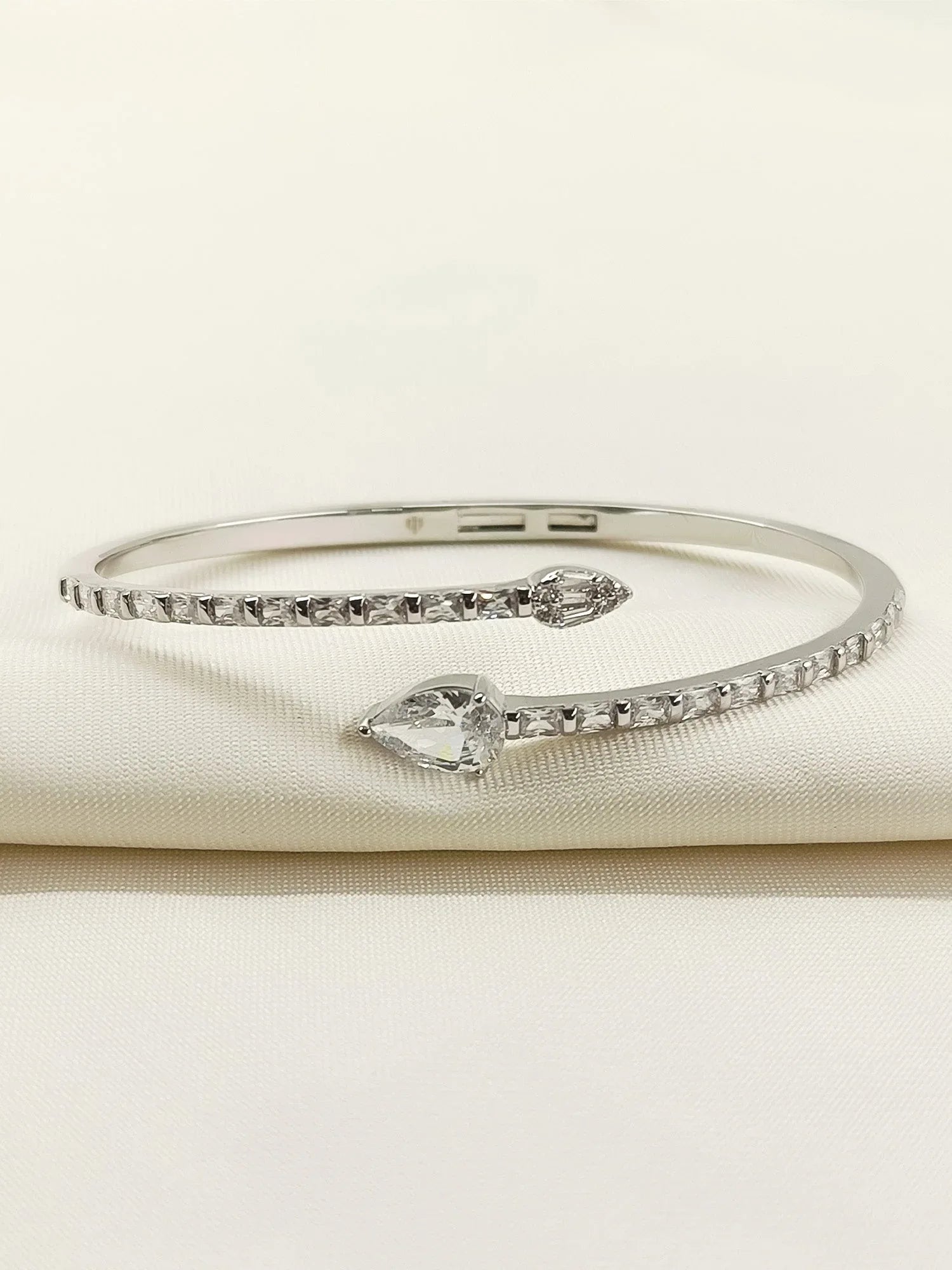 Adrika White American Diamond Bracelet
