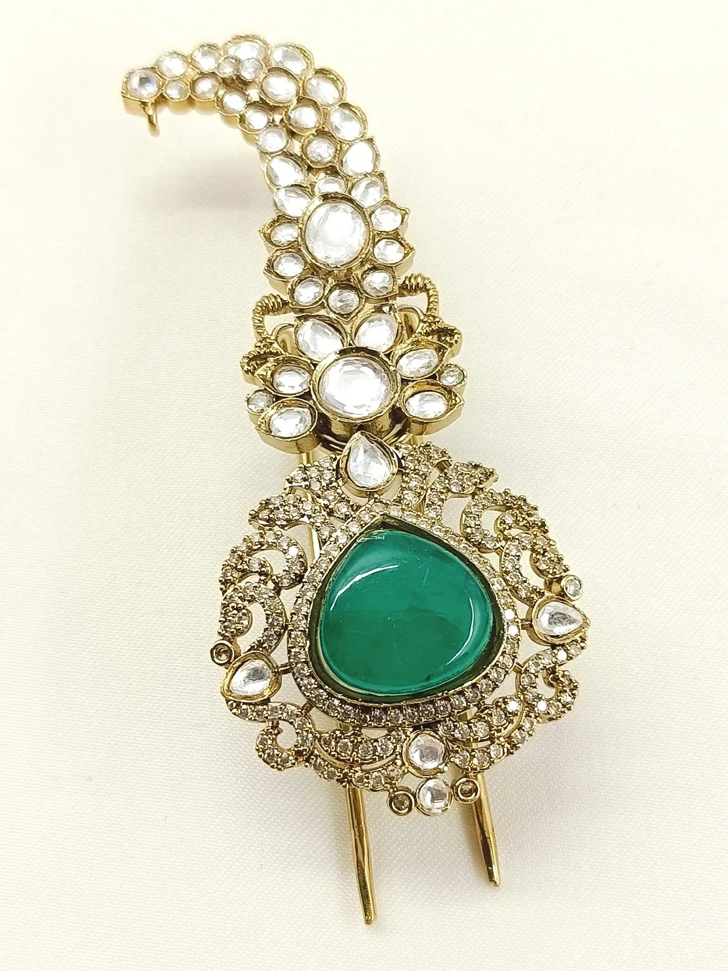 Aarnav Groom Mala And Kalgi In Green