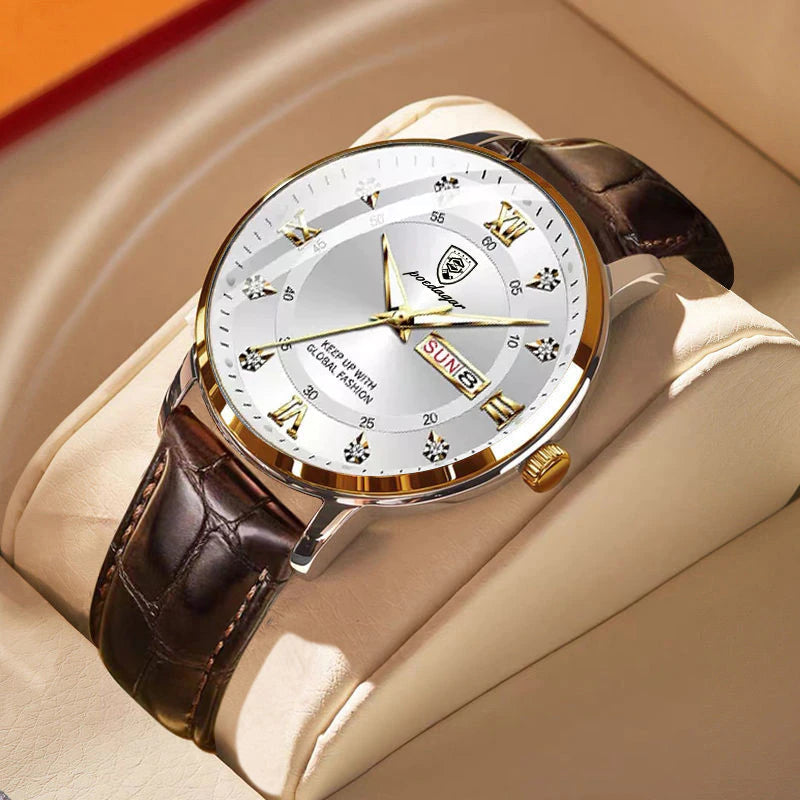 Heren Luminous Waterdichte Horloge - By Qivii