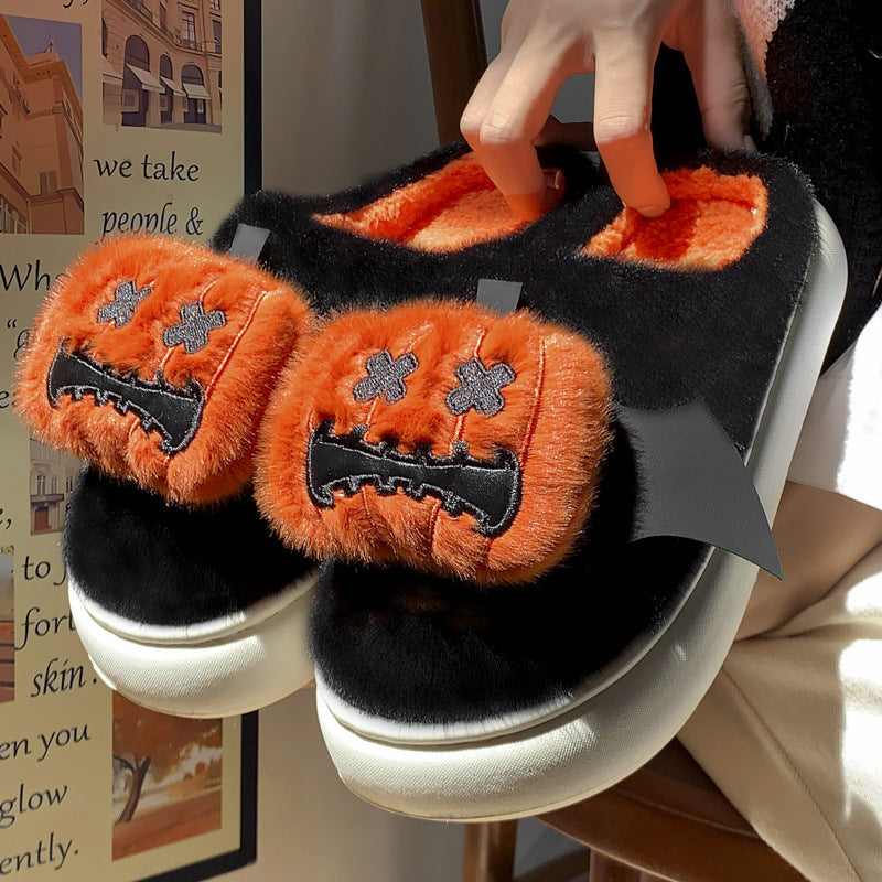 Women's Carnival Character Slippers - Plush Holiday Indoor/Outdoor Slip-Ons (US 5-11.5)